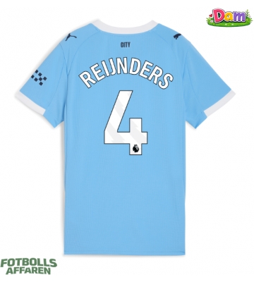 Manchester City Tijjani Reijnders #4 Hemmatröja Kvinnor 2025-26 Kortärmad